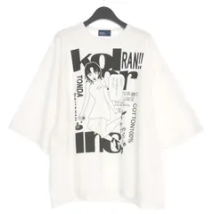 カラー kolor 23SS とんだ林蘭コラボ プリント Tシャツ カットソー 半袖 2 ホワイト 白 23SCL-T05207のサムネイル