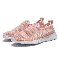 ☆ ピンク ☆ 38(24cm) ☆ スリッポン カジュアル ランニング pmysda005 スリッポン レディース スニーカー slip-on スリップオン フラットシューズ 靴 くつ シューズ ぺたんこ靴 ローカットスニーカー ローヒール メッシュ