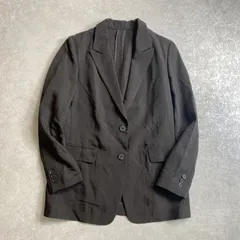 ★ユナイテッドアローズ/エアリー レーヨン&ナイロン ジャケット ブレザー /ダークブラウン/size 36/UNITED ARROWS