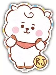 [중고] 스티커 스티커 BABY RJ (진) 여행 스티커 [BT21]