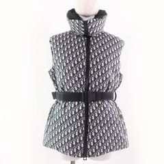 極美品☆クリスチャンディオール 457C71A2968 Dior Alps オブリーク 中綿入り パファー ベスト 38 正規品 レディース 定価730000円 Christian Dior - 極美品☆Christian Dior クリスチャン