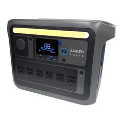 [新品未開封品]Anker Solix C1000　ブラック Anker SOLIX C1000X - portable power station - 1800 Watt