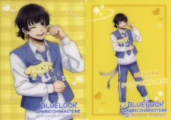 【中古】キャラカード 蜂楽廻×ポムポムプリン 「ブルーロック×サンリオキャラクターズ PremiumShop 第2弾 クリアカード 2枚入り」