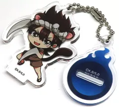 【中古】キーホルダー クロム 「Dr.STONE トレーディング台座付きアクリルキーホルダー」