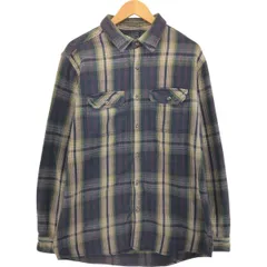 古着 フィールドアンドストリーム FIELD&STREAM 長袖 フランネルチェックシャツ メンズL相当/eaa542984