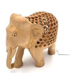 製造終了品】AREAWARE 木製のゾウ 外箱付き オブジェクト 知育玩具