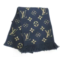 LOUIS VUITTON/ルイ ヴィトン　エシャルプ　ロゴマニア　シャイン マフラー  M70815 ウール/シルク　マフラー　ストール　【中古】