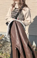 Turtle Neck Bolero Knit (cream)