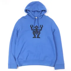 極美品✨エルメス Hロゴ ジップパーカー ネイビー HERMES エルメス パーカー Run H ラン H457750HA01LA メンズ