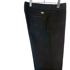 Dickiesディッキーズ874ワークパンツツイル生地リアルワークウェアロゴタグワンポイント黒ブラックストリートアメカジスケーターファッションスケートボードカルチャーvintageヴィンテージ50905