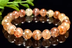 【１点物】クリア◇庭園水晶 ガーデンクォーツ　8.5mm　ブレスレット パワーストーン 天然石 _MA9010