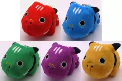 【中古】ぬいぐるみマスコット・ぬいぐるみバッジ 全5種セット 「カラフル赤べこぬい」のサムネイル