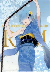 【中古】クリアファイル レム(着物) A4クリアファイル 「セガ Re：ゼロから始める異世界生活キャンペーン」 第2弾UFOキャッチャープレイ特典
