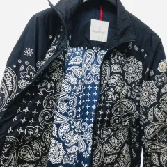 【JP正規タグ】MONCLER モンクレール DANY GIUBBOTTO ペイズリー ナイロンジャケット B10914161605 53834 サイズ:0