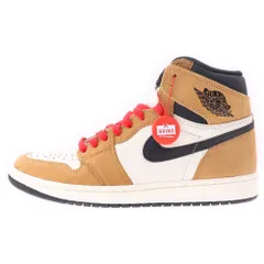 NIKE (ナイキ) AIR JORDAN 1 RETRO ROOKIE OF THE YEAR 555088-700 エアジョーダン1 ルーキーオブザイヤー ハイカットスニーカー ホワイト/ブラウン US9/27cm