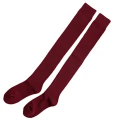 ニーハイソックス レディース サイハイ 靴下 裏起毛 暖か あったか 厚手 膝上 ロング丈 滑り止め 綿混 コットン 無地 冬 美脚 脚長効果 黒 白 赤 茶 紺 8867