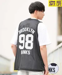 【ムラスポ公式】新品 DEAR LAUREL ディアローレル メンズ タンクトップ メッシュ ユニセックス ムラサキスポーツ限定 D24S2145