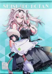 【中古】タペストリー 獅白ぼたん B3タペストリー 「ホロライブ ホロクッキングくじ～ホロッとカフェテリア～」 タペストリー賞