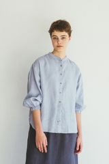 fog linen work ヴァネッサ　シャツ　ブルーパール