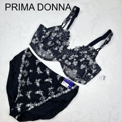 【新品タグ付き】PRIMA DONNA　プリマドンナ　ブラジャー　E115　ショーツ　46　ランジェリー　下着　プレゼント　ギフト　レース　刺繍