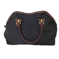 か*め様 美品 BALENCIAGA ボストンバッグ ナイロン 2way ブラッ 極美品 バレンシアガ ボストンバッグ 2way ナイロン クロコ型
