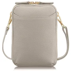 【在庫処分】軽量 レディース バッグ ミニ スマホ スマホポシェット 財布 縦型 ショルダーポーチ 斜めがけ スマホショルダー 】 本革 ショルダーバッグ 高見え 【 スマホポーチ [アンコール]