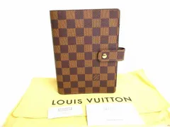 ルイヴィトン LOUIS VUITTON ダミエ アジェンダ MM 手帳カバー システム手帳 メンズ レディース 【未使用保管品】
