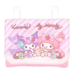 【新品】ポケットポーチ マイメロディ マイメロ クロミ おでかけポケット 移動ポケット お財布 財布 小物入れ ハンカチ 入れ ティッシュ 子供  キッズ 女の子 マルチポケット ピンク 137446