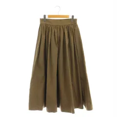 PRADA プラダ ロング・マキシ丈スカート 茶 4103725A0027 PRADA（プラダ）ひざ丈スカート 紺 サイズ:36(XS位) レディース