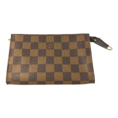 LOUIS VUITTON ルイヴィトン ダミエ・エベヌ・マレ・付属ポーチ バッグチャーム ポーチ/N42240/ブラウン/バッグアクセサリー【♀】【B】【レディース】★■584023【中古】