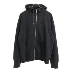 00年代 NIKE ナイキ フルジップ スウェット パーカー スポーツ ブラック(メンズ M)中古 古着 U5904