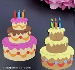 ♡カッティングダイ♡小さなバースデーパーティ カードセットᵕ̈* 2025年最新】バースデーカードカッティングダイの人気アイテム