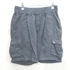 ◇ ⊂ DETAILS ディテールズ ウエストゴム ハーフパンツ サイズL ネイビー レディース E  【1502060014182】