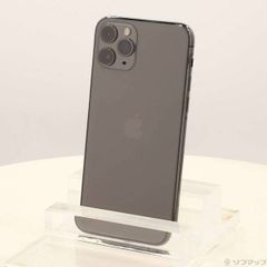 〔中古品〕iPhone11 Pro 64GB スペースグレイ NWC22J／A SIMフリー【258】