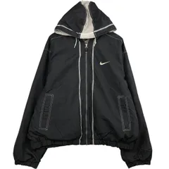 古着 90年代 ナイキ NIKE バックロゴ 中綿パーカー パファージャケット メンズL相当 ヴィンテージ/eaa594016