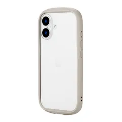 【人気商品】LN-IM24PLCBG ベージュ 「Cleary」 耐衝撃ハイブリッドケース 16 iPhone ルプラス LEPLUS