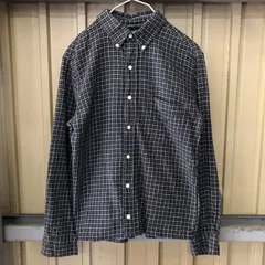 158 CHAPS RALPH LAUREN 長袖シャツ メンズ M ブラックボタンダウン チャップス ラルフローレン  チェックシャツ 古着卸 アメリカ仕入