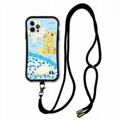 [iPhone15 Pro] iPhoneSE 第3世代 / 第2世代 スマホショルダー付 i-coronケース iPhone15 iPhone14 iPhone13 12 11 スマホケース カバー 肩掛け 斜め掛け アニマル柄 シロクマ 水玉 ドツト