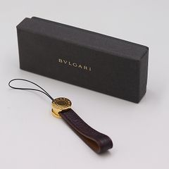 ✨新品未使用✨BVLGARI キーホルダー ストラップ クロコ型押し