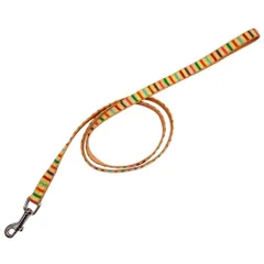 岡野製作所 ストライプリード #15 マルチイエロー 犬用