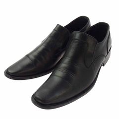 Yohji Yamamoto ヨウジヤマモト その他靴 レザー スリッポン シューズ ブラック系 37【中古】