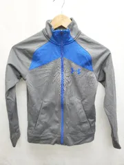 ◇ UNDER ARMOUR アンダーアーマー キッズ 子供服 長袖 トラック ジャケット サイズYMD グレー ブルー系 女の子 男の子 P  【1406240003686】