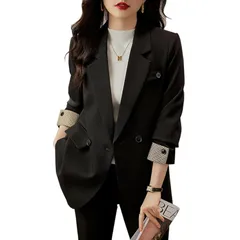 【新品】 [DYIOPMFGZ] CHUMO スーツ レディース パンツスーツ 上下セット ジャケット テーラードジャケット パンツ ズボン 長袖 おしゃれ 気質 エレガント カジュアル オフィス 通勤 ビジネス ol フォーマル 結婚式 発表会 入学式  0