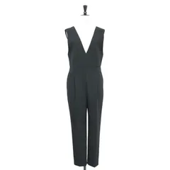 【美品】PLST プラステ サロペット ブラック サイズ:S | 25春夏 ダブルクロス ジャンパースーツ / オールインワン | テーパード Vネック | ボトムス ズボン パンツ【レディース】【中古】のサムネイル