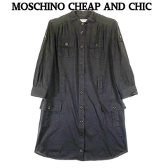★イタリア製★レア商品★ モスキーノチープアンドシック MOSCHINO CHEAP AND CHIC ボタンダウンシャツワンピース 【USA/8 M～L相当】