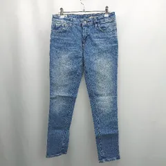 ◇ ポロラルフローレン 313632083001 ウォッシュ加工　スキニー デニムパンツ サイズS インディゴブルー系 レディース ▽ E  【1506230024414】