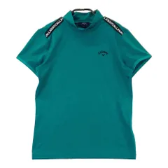 サイズ：M CALLAWAY キャロウェイ  半袖Tシャツ 刺繍  グリーン系 [240101539961] ゴルフウェア レディース ストスト