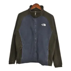 THE NORTH FACE ノースフェイス フリースジャケット アウトドア ネイビー (メンズ L) 中古 古着 S3404