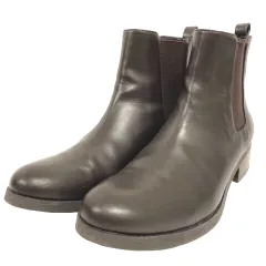 グリーンレーベルリラクシング ユナイテッドアローズ green label relaxing ショートブーツ サイドゴアブーツ チェルシーブーツ M 茶 ブラウン