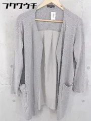 ◇ COMME CA ISM コムサイズム 長袖 カーディガン サイズ9 グレー系 レディース 【中古】 【1104230000614】